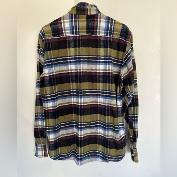 McNeal Green Blue Flannel Two Ply Men's Size Large - Picture 5 of 8